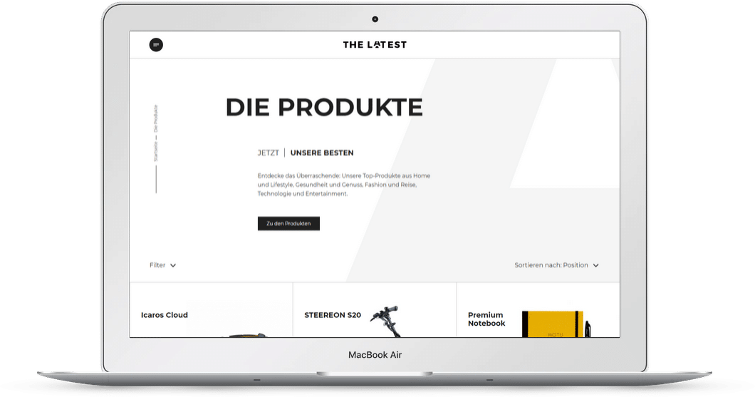 Ein Laptop zeigt die Unterseite