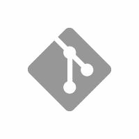 Git Logo: Ein stilisiertes graues Rauten-Symbol, das ein Verbindungsdiagramm mit drei Punkten und Linien darstellt.