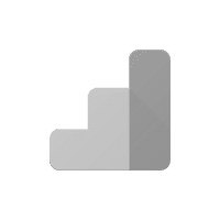 Google Analytics Logo: Ein graues, stilisiertes Diagramm mit drei ansteigenden Balken.