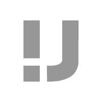 Upfluence Logo: Ein stilisiertes graues "U", das aus einem vertikalen Balken mit Punkt und einem gebogenen Element geformt ist.