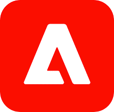 Adobe Experience Cloud Logo: Wei&szlig;es stilisiertes