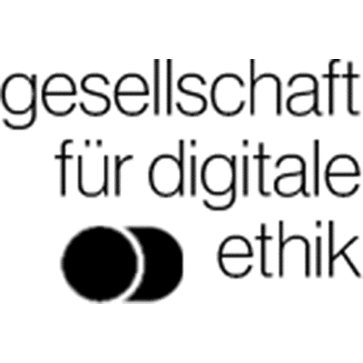 Schwarzes Logo von der Gesellschaft für digitale Ethik.