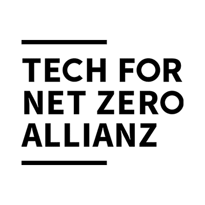 schwarzes Tech for net zero Allianz Logo